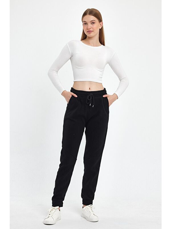 Süperlife Kadın Rahat Kalıp Softech Polar Sweat Eşofman Altı SPR24EA97