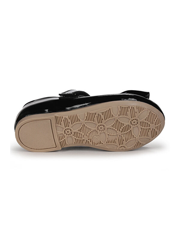 Cırtlı Fiyonklu Kız Çocuk Babet Ayakkabı Ege 201 Rugan - Görsel 6