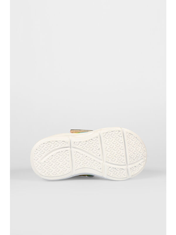 Kita Işıklı Kız Bebek Altın Spor Ayakkabı - Görsel 8