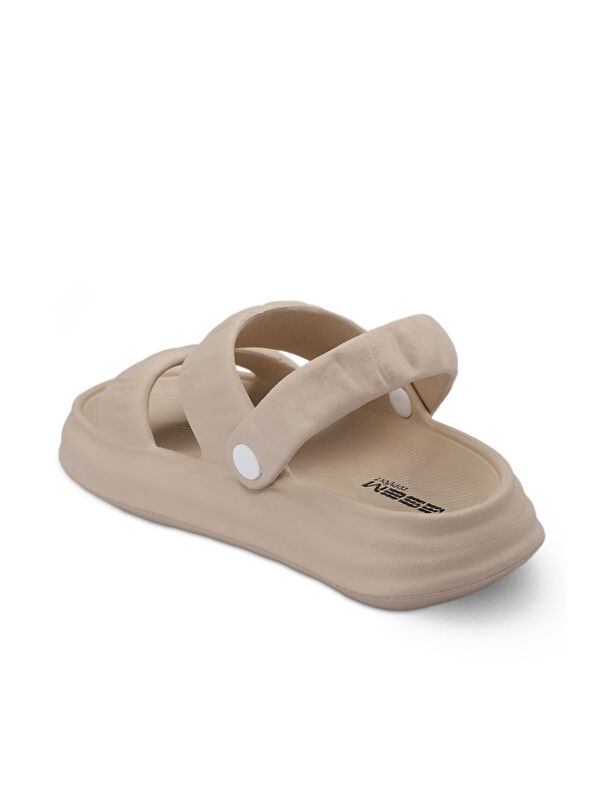 OIER Kadın Bej Plaj Sandaleti - Görsel 4