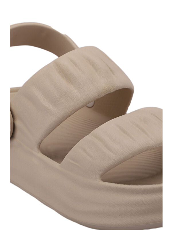 OIER Kadın Bej Plaj Sandaleti - Görsel 5