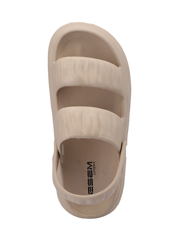 OIER Kadın Bej Plaj Sandaleti - Görsel 6