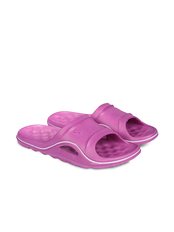 15445 Kadın Terlik Lila - Görsel 4