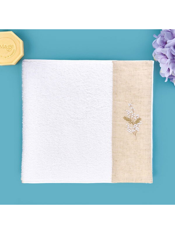 Evidea Soft French Cottage Ruva El Havlusu - Ekru - 30x50 cm