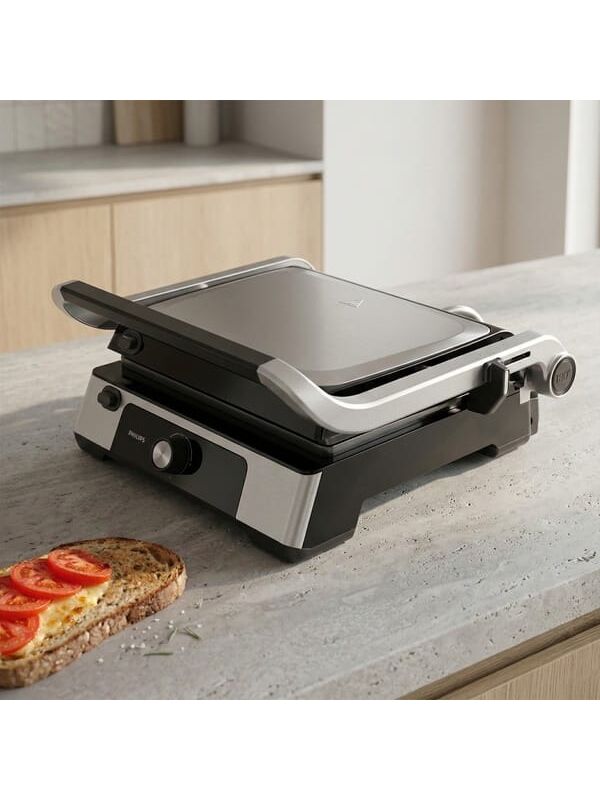 Philips 5000 Serisi HD6301/90 Izgara ve Tost Makinesi - Siyah / Gri - 2200 Watt
