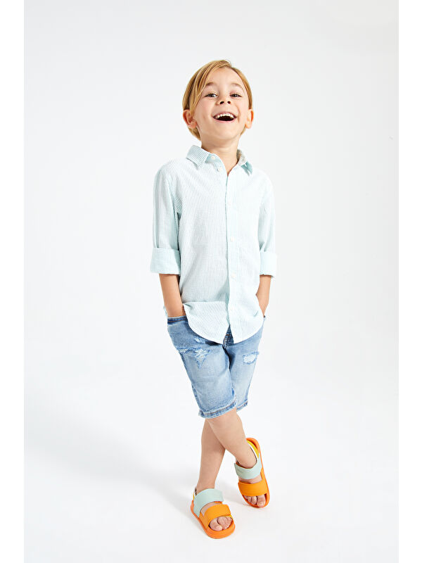 Krixi Hafif Unisex Okul Öncesi Orange Sandalet - Görsel 6