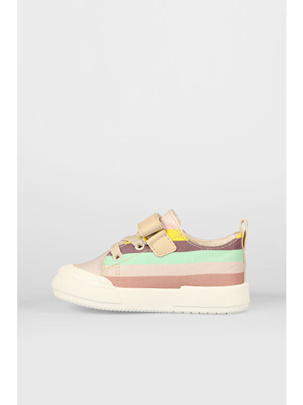 Elf Işıklı Kız Bebek Bej Spor Ayakkabı - Görsel 3