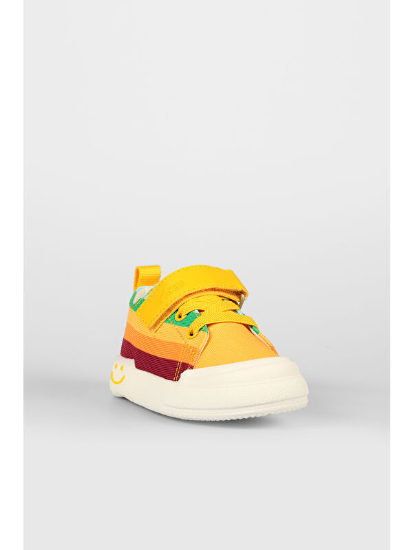 Elf Işıklı Unisex Bebek Sarı Spor Ayakkabı - Görsel 4