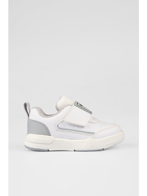 Fidel Hafif Unisex Bebek Beyaz Sneaker - Görsel 2