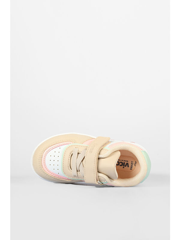 Sam Işıklı Kız Okul Öncesi Pudra Sneaker - Görsel 6