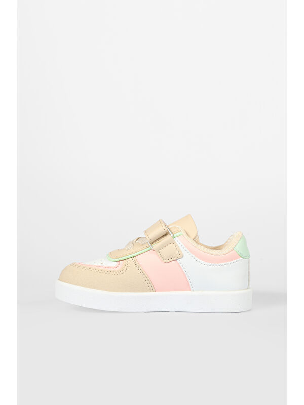 Sam Işıklı Kız Çocuk Pudra Sneaker - Görsel 3