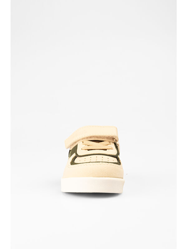 Sam Işıklı Erkek Bebek Haki Sneaker - Görsel 7