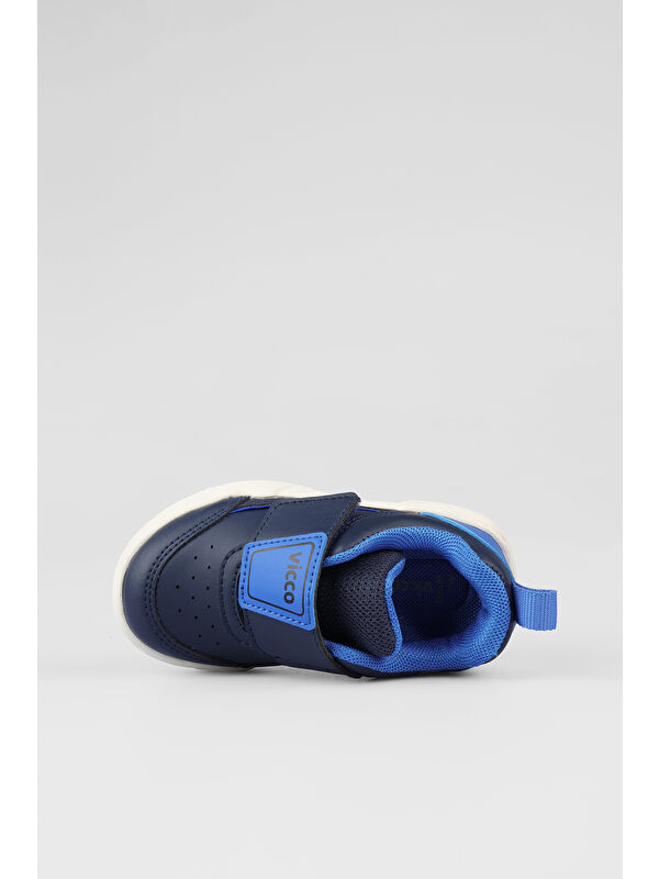 Fidel Hafif Erkek Bebek Lacivert Sneaker - Görsel 4