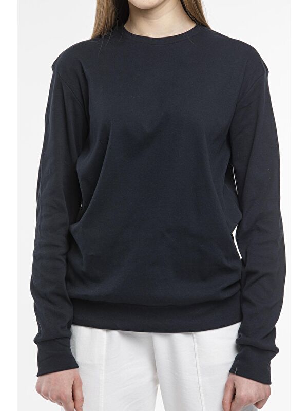Süperlife Kadın Bisiklet Yaka Regular Fit Sweatshirt spr21k17