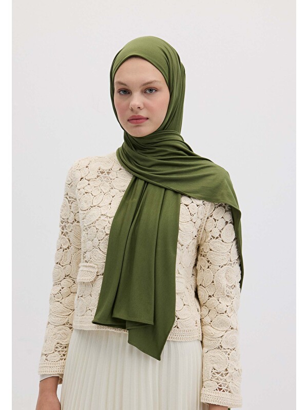 Fresh Scarfs Bambu Penye Şal Yaprak