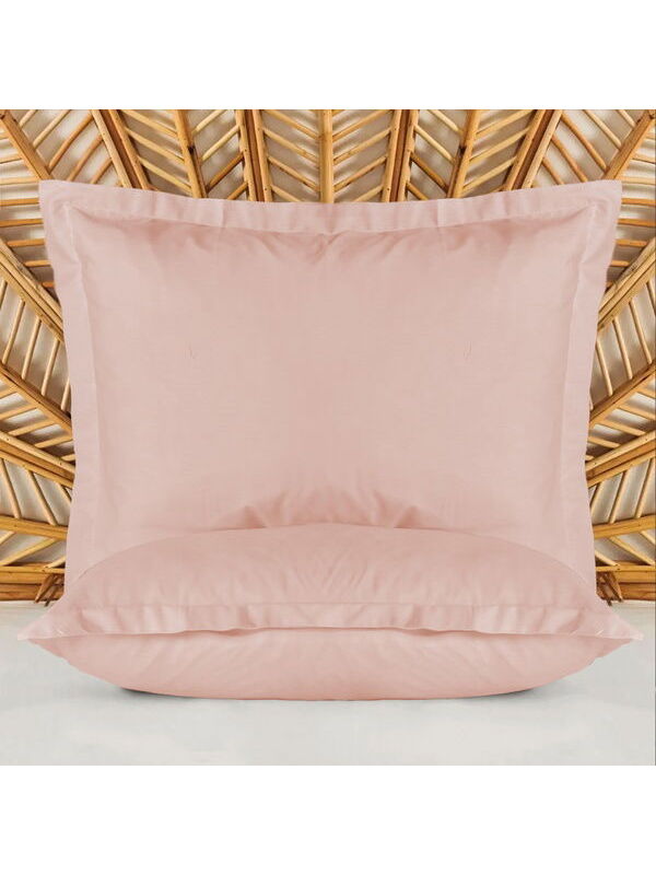 Evidea Soft Basic Oxford 2'li Yastık Kılıfı - Gülkurusu - 50x70 cm
