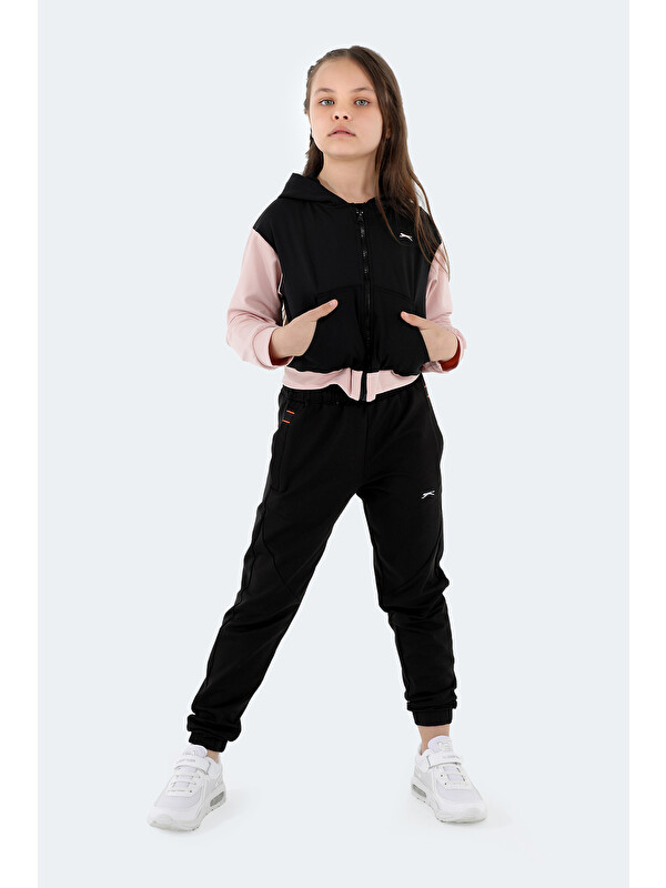 SLAZENGER PENI Kız Çocuk Sweatshirt Siyah
