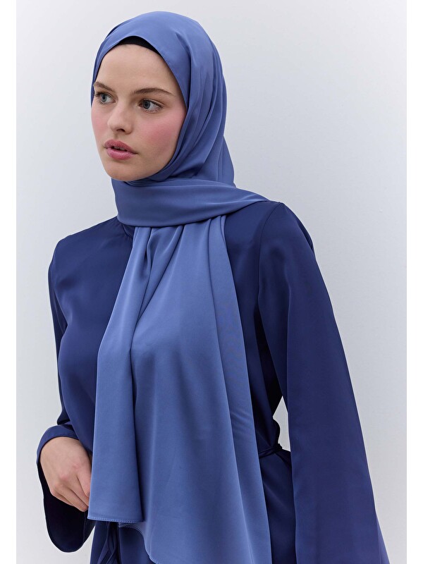 Fresh Scarfs İpeksi Elegance Şal İndigo