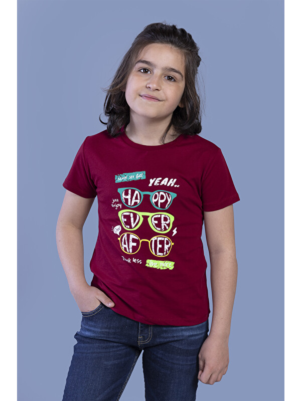 Toontoykids Erkek Çocuk Gözlük Baskılı Tişört