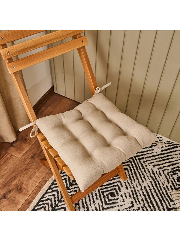 Evidea Soft Traum Sandalye Minderi - Bej - 40x40 cm
