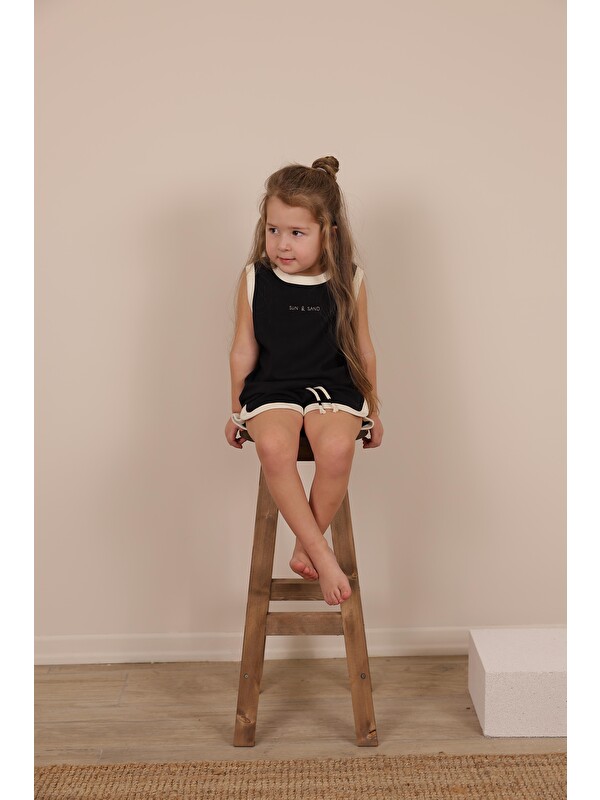 Oh La La Koala For Little Ones Siyah Unisex Atlet Şort Takım