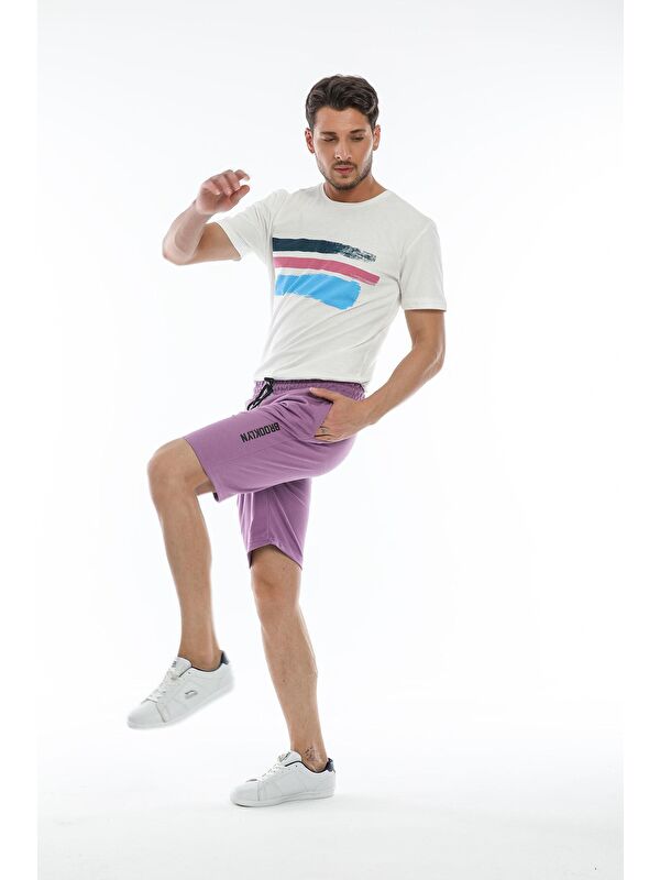 Süperlife Regular Fit Brooklyn Baskılı Erkek Şort SPR 208