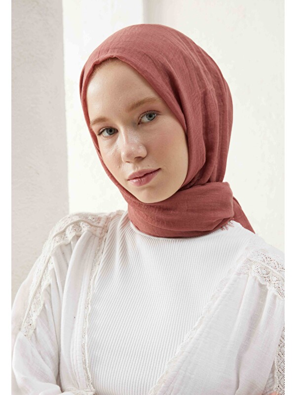Fresh Scarfs Bürümcük Şal Gül Pembe