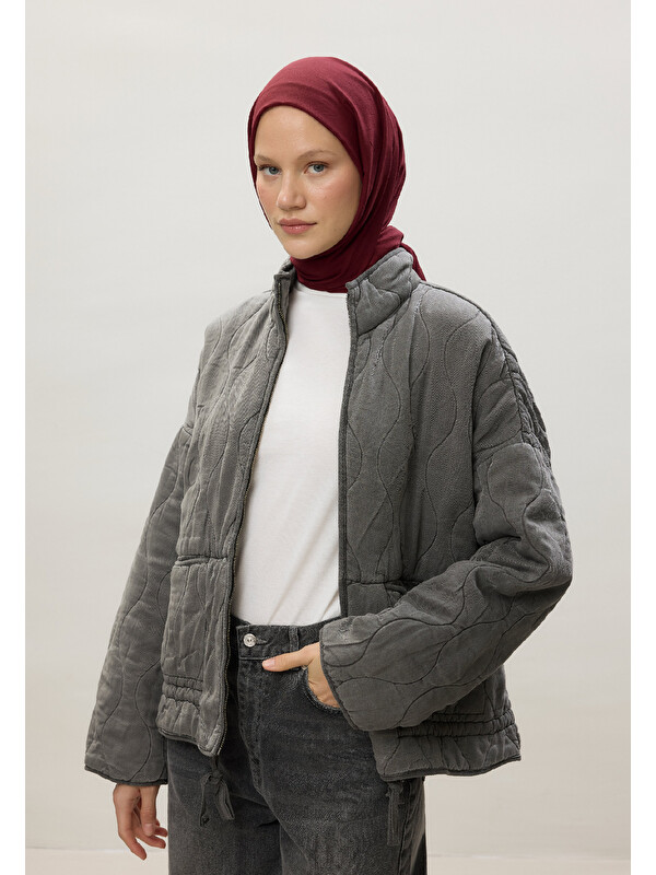 Fresh Scarfs Bambu Şal Bordo