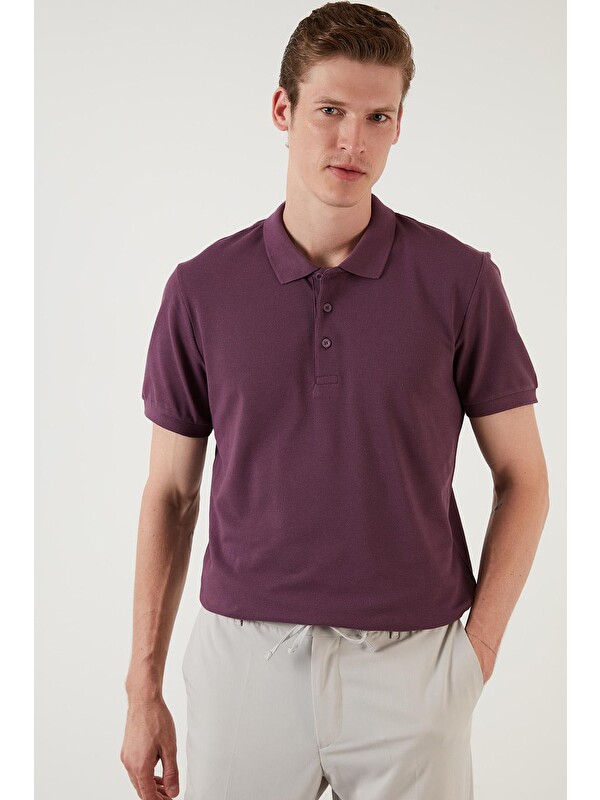 Buratti % 100 Pamuk Düğmeli Regular Fit Polo Tişört 5902127