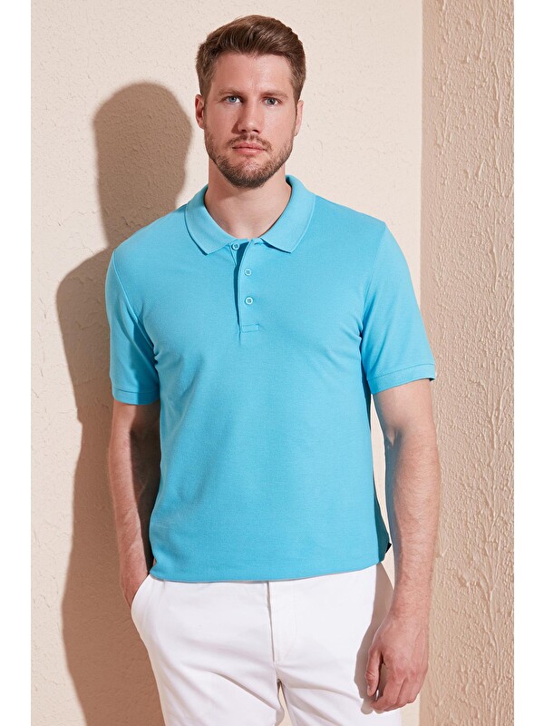 Buratti % 100 Pamuk Düğmeli Regular Fit Polo Tişört 5902127