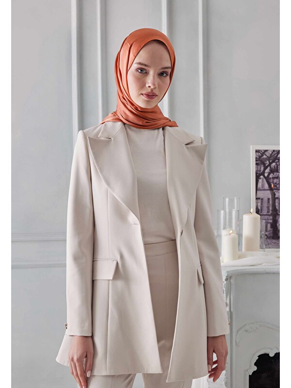 Fresh Scarfs Janjanlı Şal Tarçın