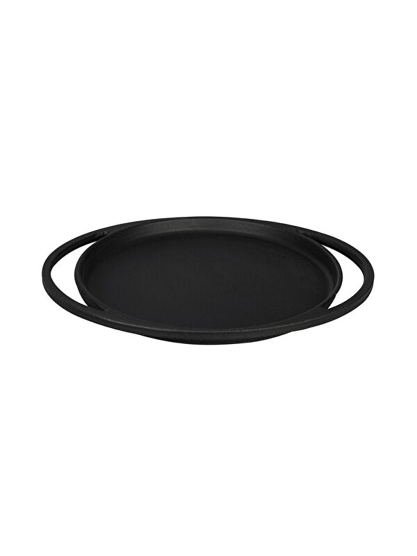 LAVA Yuvarlak Pizza Krep Pankek Tavası Döküm Demir Yekpare Çift Kulplu Çap(Ø)20cm.