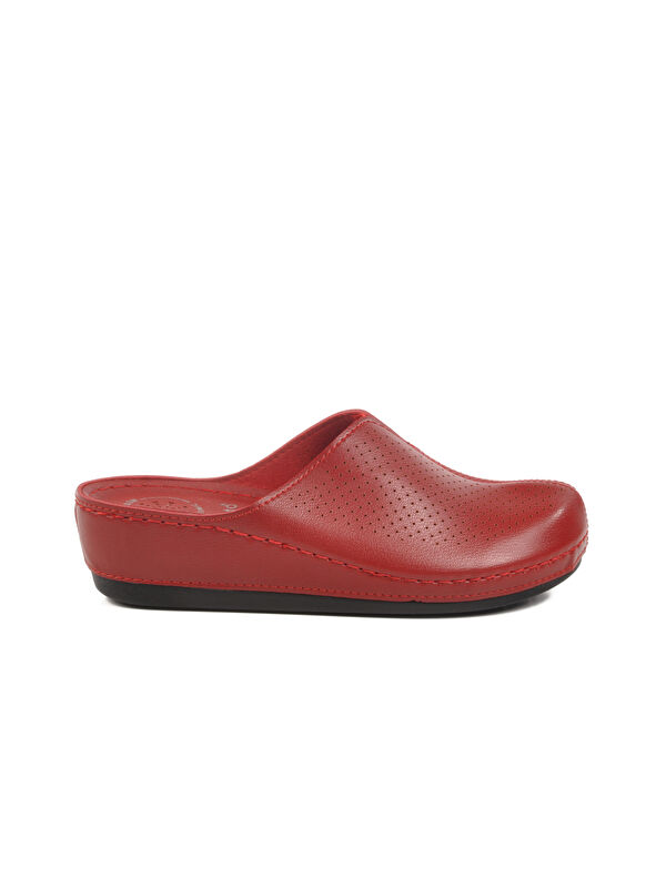 Kırmızı Anatomik Önü Kapalı Kadın Terlik 15.050 Z - Görsel 2