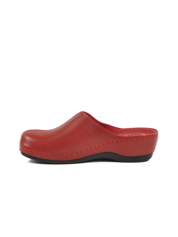 Kırmızı Anatomik Önü Kapalı Kadın Terlik 15.050 Z - Görsel 3