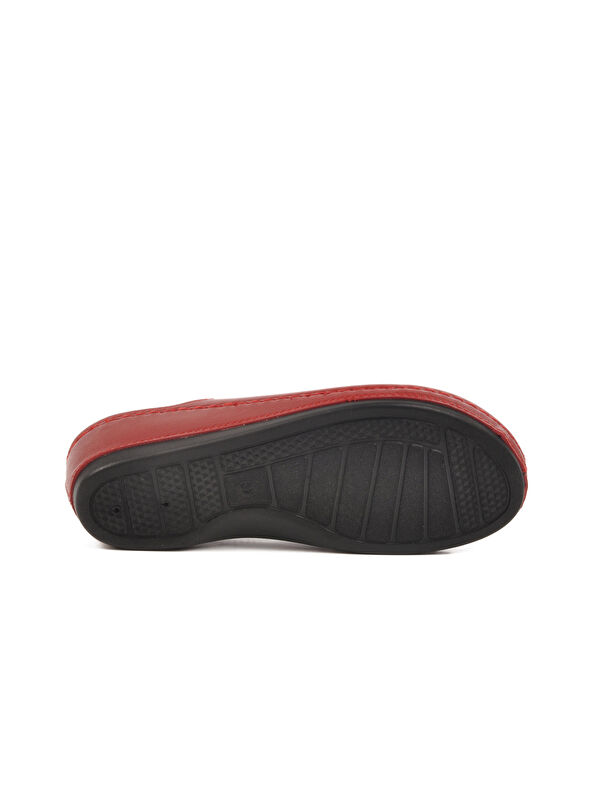 Kırmızı Anatomik Önü Kapalı Kadın Terlik 15.050 Z - Görsel 5