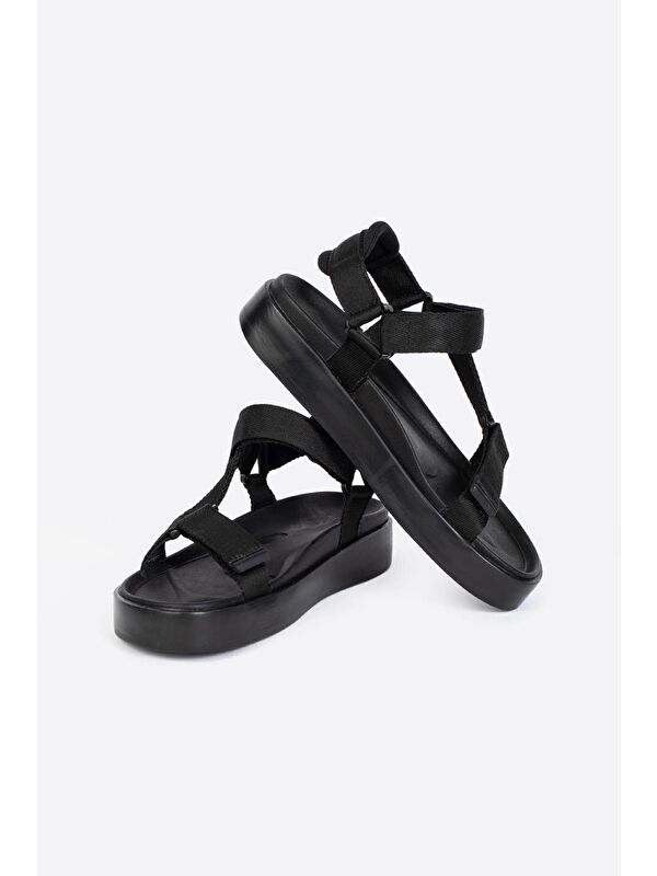 Cırt Cırtlı Günlük Kadın Sandalet - Görsel 3