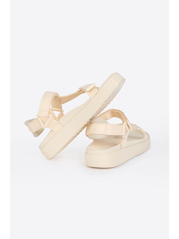 Cırt Cırtlı Günlük Kadın Sandalet - Görsel 5