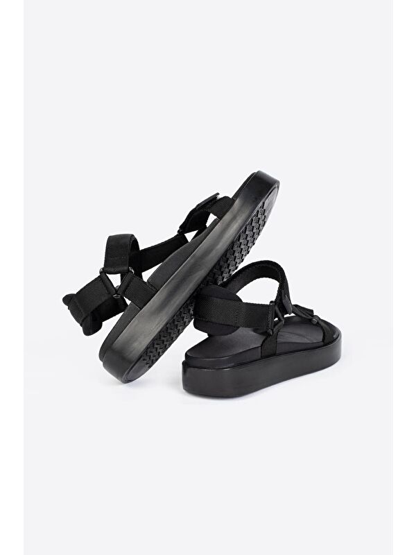 Cırt Cırtlı Günlük Kadın Sandalet - Görsel 4