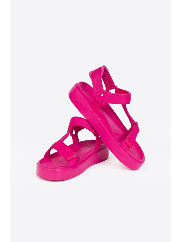 Cırt Cırtlı Günlük Kadın Sandalet - Görsel 6