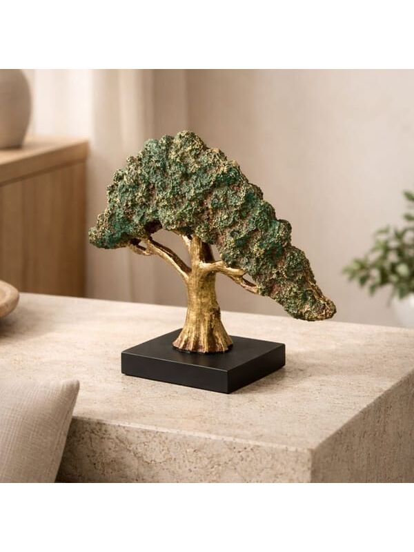 Evidea Deco Bonsai Dekor - Yeşil / Kahverengi - 22 cm