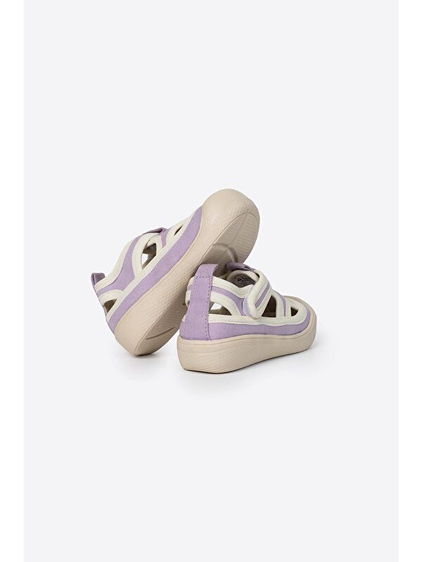 Yuvarlak Burunlu Cırt Cırtlı Erkek Çocuk Sandalet Ayakkabı - Görsel 6