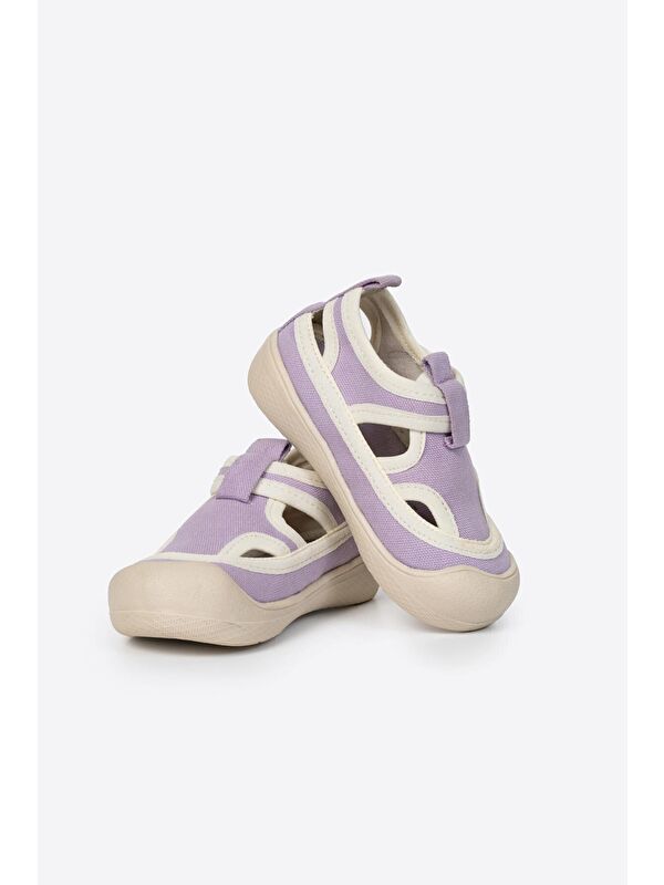 Yuvarlak Burunlu Cırt Cırtlı Erkek Çocuk Sandalet Ayakkabı - Görsel 7