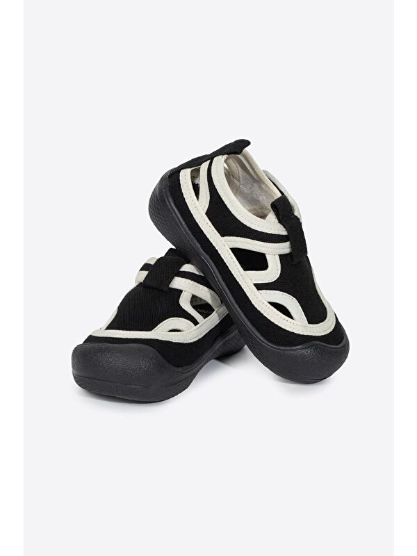 Yuvarlak Burunlu Cırt Cırtlı Erkek Çocuk Sandalet Ayakkabı - Görsel 6