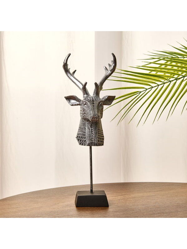 Evidea Deco Ciervo Dekor - Gümüş - 29 cm