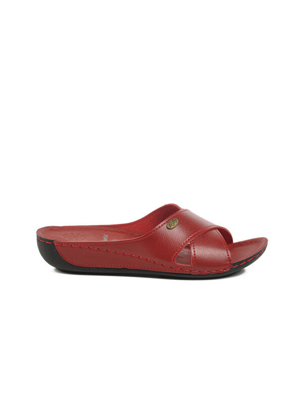 Kırmızı Anatomik Kadın Günlük Terlik 16.032 - Görsel 2