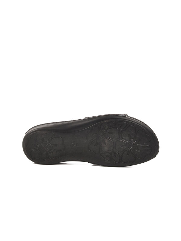 Siyah Jel Taban Anatomik Kadın Terlik 6813 Z - Görsel 5