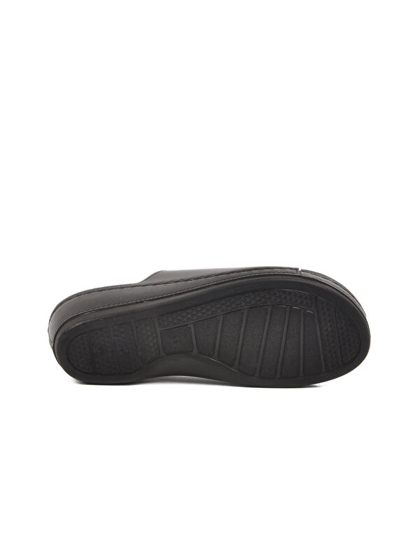 Siyah Anatomik Dolgu Topuk Kadın Terlik 15.069 Z - Görsel 5