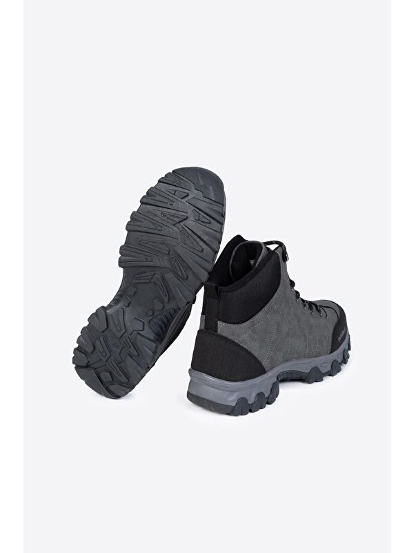 Yuvarlak Burunlu Bağcıklı Erkek Trekking Bot - Görsel 4