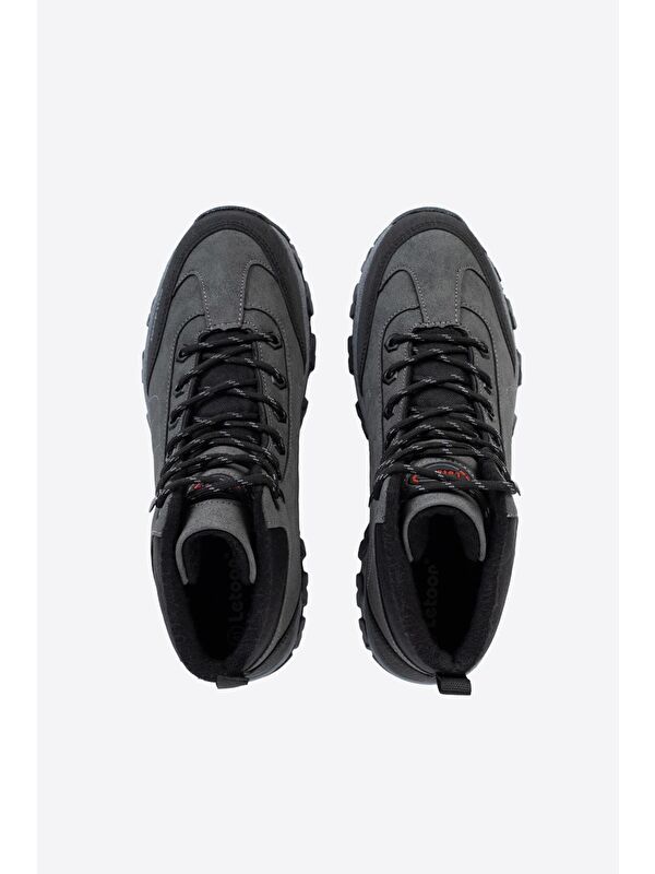 Yuvarlak Burunlu Bağcıklı Erkek Trekking Bot - Görsel 6