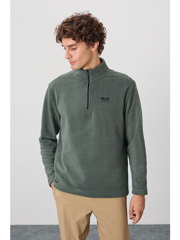 Air Jones River Çağla Dik Yaka Erkek Polar Sweatshirt - 88310